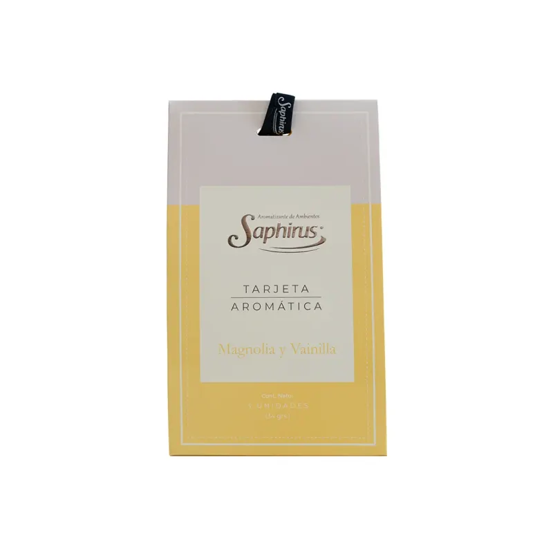 Magnolia y Vainilla - Tarjetas Aromáticas  - 3und